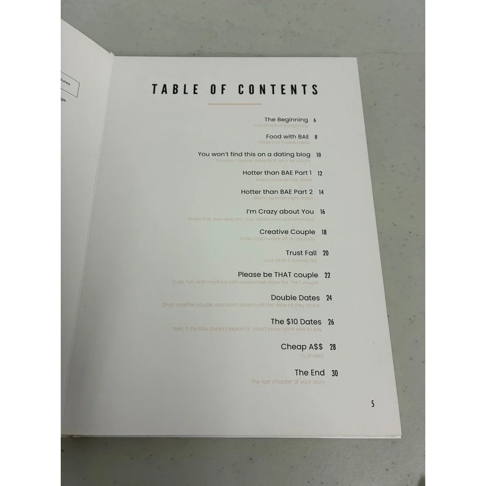 The Adventure‎ Challenge Couples Edition Scratch Off Date Night Journal White